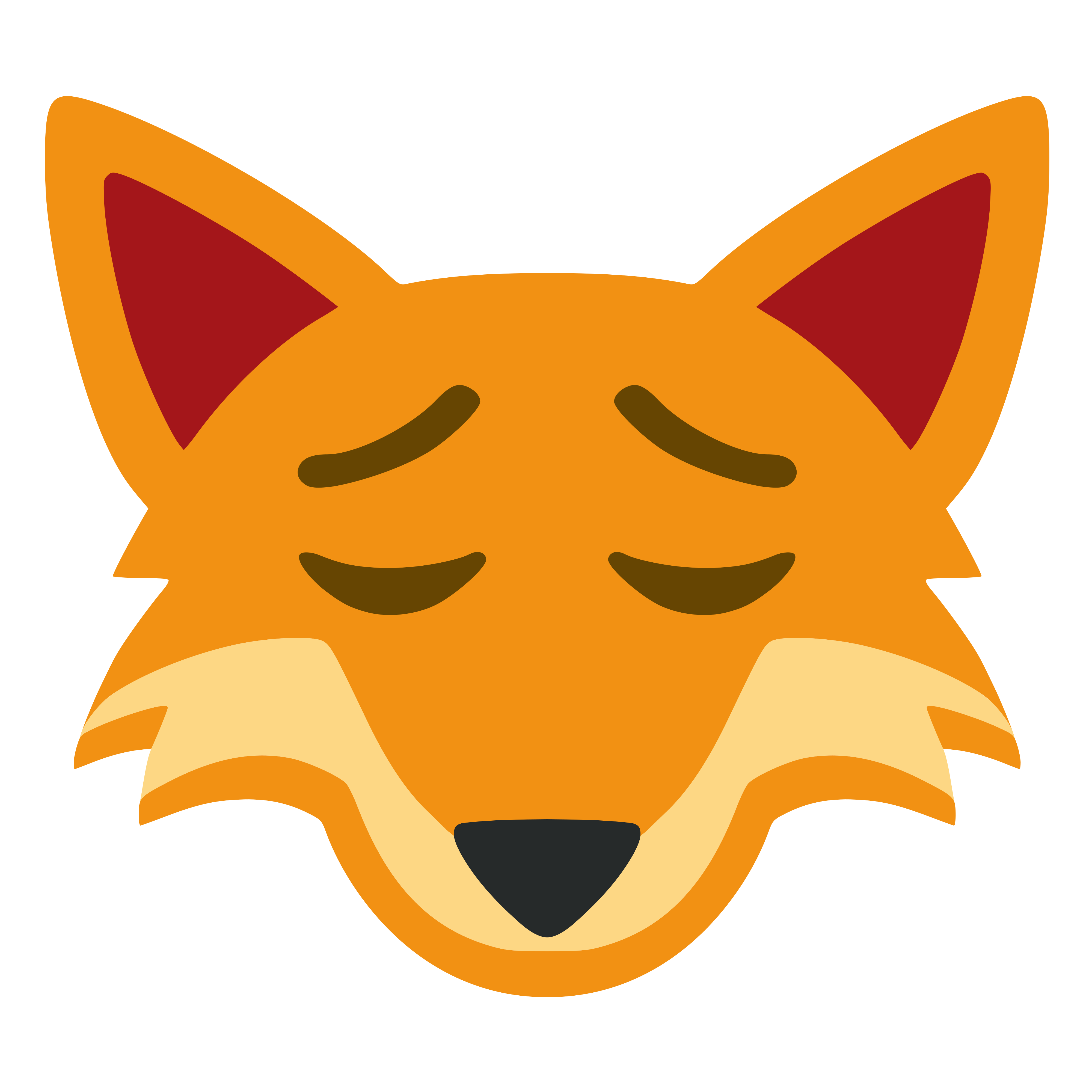pensive fox face